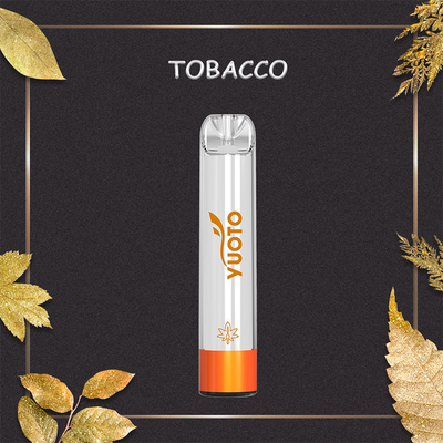 YUOTO Shine Pro 2000puffs Vape แบบใช้แล้วทิ้ง LED สีสันสดใส 5.0ml น้ำผลไม้และ 850mAh