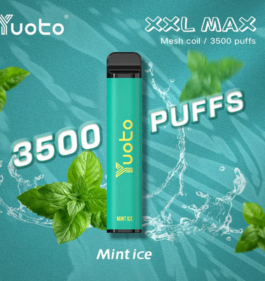 2023 รุ่นใหม่โลโก้ที่กำหนดเองคุณภาพสูง Yuoto 3500 Puff ทิ้ง Vape Nut Bars Taste