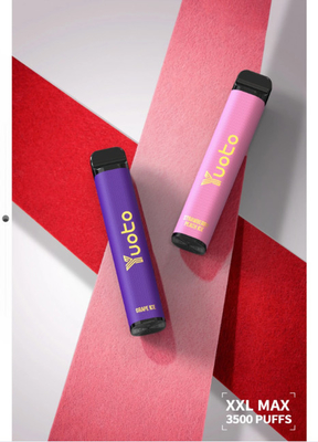 2023 รุ่นใหม่โลโก้ที่กำหนดเองคุณภาพสูง Yuoto 3500 Puff ทิ้ง Vape Nut Bars Taste