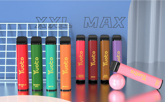 โรงงานขายส่งปากกา Vape แบบใช้แล้วทิ้ง Yuoto XXL สูงสุด 3500 พัฟตาข่ายคอยล์ 9ml E-Liquid 1200mAh แบตเตอรี่