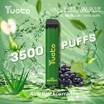 ขายส่ง Pod แบบใช้แล้วทิ้ง Yuoto XXL 3500 Puffs 9ml E-Liquid 1200mAh แบตเตอรี่ 16 Flavours Mesh Coil OEM กำหนดเองได้