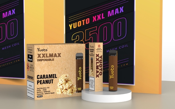3500 Puffs อุปกรณ์สูบบุหรี่ Vape แบบใช้แล้วทิ้ง 9ml Ejuice 1200mAh แบตเตอรี่ Novel Shape สำหรับ USA UK สเปนเยอรมนีฝรั่งเศส