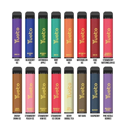 อุปกรณ์ Vaporizer ดั้งเดิมของ Yuoto, Mesh Coil 3500 Puffs Mint Vapes แบบใช้แล้วทิ้ง
