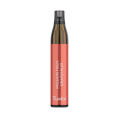 นิโคติน 20 มก. 600 พัฟ YUOTO Bottle Max, Mesh Coil TPD Vape ทิ้ง 2% นิโคติน
