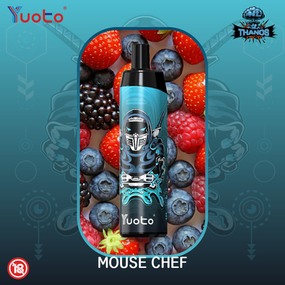 14ML 650mAh Yuoto Thanos E Cigarette, 5,000 Puffs Pen Hookah Mesh Coil พร้อม Type C