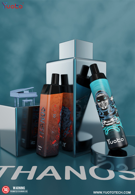 โรงงาน Yuoto Thanos ดั้งเดิม 5,000 พัฟขายส่ง I ทิ้ง Vape Pod 5% เกลือนิโคตินบุหรี่อิเล็กทรอนิกส์