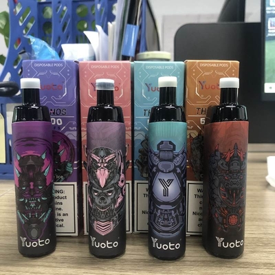 EGO 5000 Puffs Vape แบบใช้แล้วทิ้ง, อุปกรณ์สแตนเลส Pod Vaporiser Puff Bar Plus