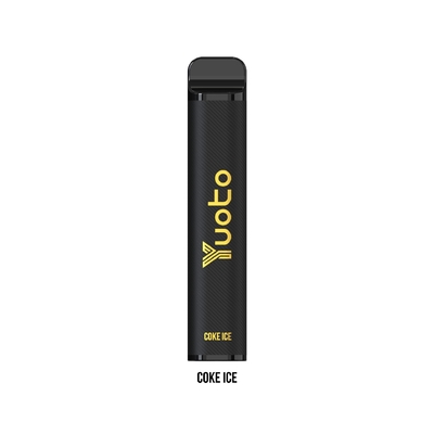 Yuoto XXL MAX ทิ้ง Vape โค้กน้ำแข็งตาข่ายคอยล์ 5% 2% นิโคติน 3500 พัฟ