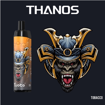 Vape pod Yuoto Thanos 5000 พัฟ 5% นิโคติน 14ML E ของเหลว 650mAh ขดลวดตาข่ายแบตเตอรี่ชาร์จใหม่ได้ด้วย Type C
