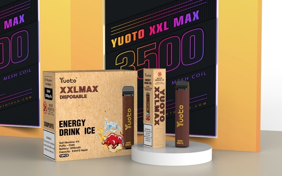 3500 Puffs 9ml E Liquid RoHs Vapes แบบใช้แล้วทิ้ง 1200mAh Leather Finish Yuoto ODM OEM