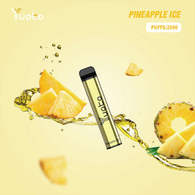 Yuoto XXL ควันบุหรี่ไฟฟ้า 2500 Puffs Pineapple Ice 2% 5% Nic