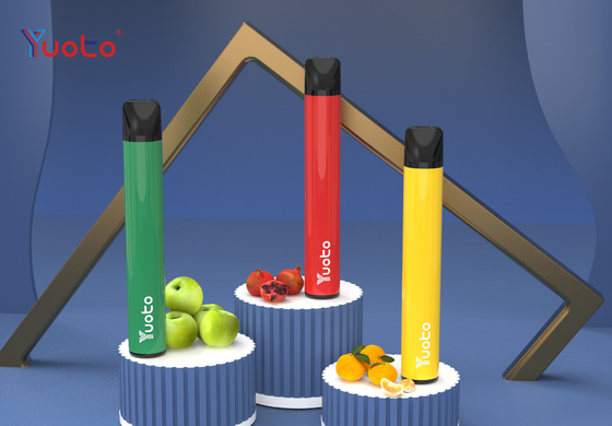 นิโคติน 2% 2ml E Juice Yuoto Plus 600 Puffs Vape Pen พร้อมใบรับรอง Tpd
