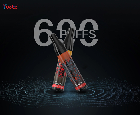 Grape Ice Flavours Yuoto Bottle Max, 600 Puffs ปากกา Vape ชนิดใหม่