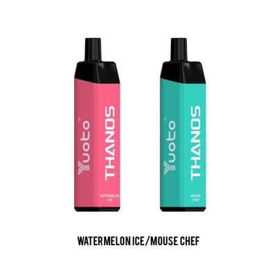 yuoto stoving เคลือบเงา thanos น้ำผลไม้ที่ใช้แล้วทิ้ง Vape 5000 Puffs Mouse เชฟ