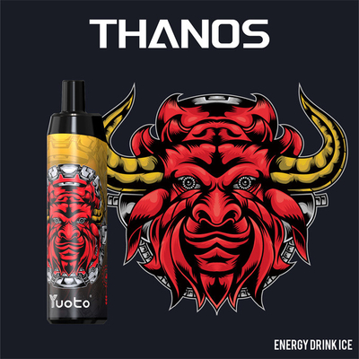 Yuoto Thanos ทิ้ง E Juice Vape 5,000 พัฟพร้อมตาข่ายคอยล์