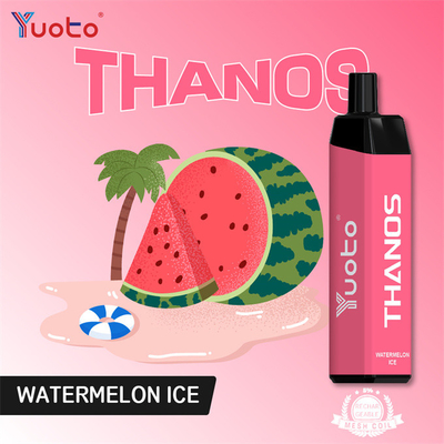 14ml Yuoto Thanos 5000 Puffs Vape แบบใช้แล้วทิ้ง 650mAh แบตเตอรี่ Type C แบบชาร์จใหม่ได้