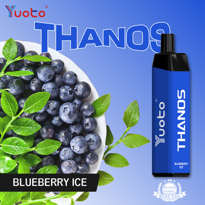 แบตเตอรี่ 650mAh ดั้งเดิม Yuoto Thanos 5000 Puffs Vape Mesh Coil