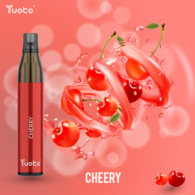 Yuoto Bottle Max 600puff คอยล์ตาข่าย Vape แบบใช้แล้วทิ้ง 2ml TPD พร้อม 16 รสชาติ