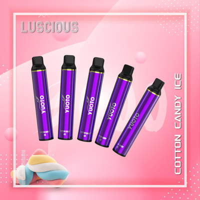 ODM 3000 Puffs บุหรี่อิเล็กทรอนิกส์แบบใช้แล้วทิ้ง Yuoto Luscious E Cig OEM