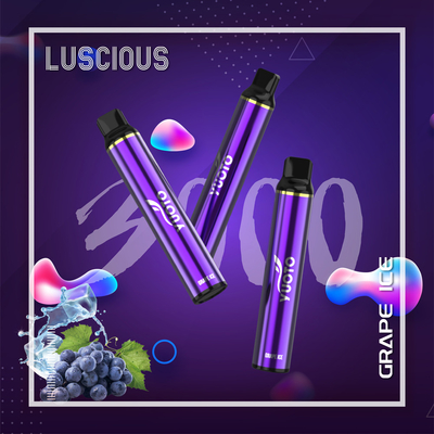 OEM ODM รสผลไม้ Puff Bar Vape Pen, 8ml 3000 Puff Yuoto Luscious Vape แบบใช้แล้วทิ้ง