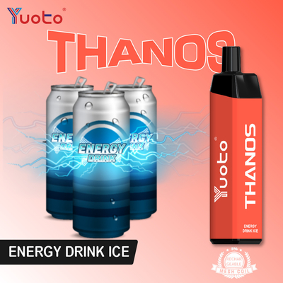 Yuoto Thanos 14ml 5000 Puff Vapes, 2% 20mg Nicotine Mesh Coil Vaporizer ปากกา
