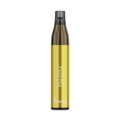 ผลิตภัณฑ์ที่เหนือกว่าสับปะรด Yuoto Bottlemax 600 พัฟ 20 มก. นิโคติน 400mAh แบตเตอรี่