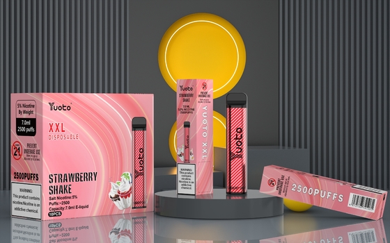 7 มล Yuoto Vape ครั้งเดียว XXL 2500 Puffs อร่อยของอุปกรณ์
