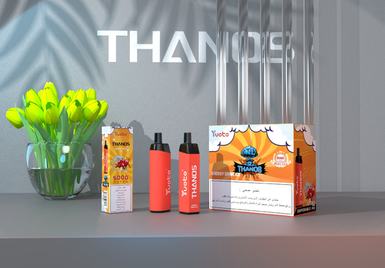 5000 พัฟ 14 มล. Yuoto Thanos E Cig, ตาข่ายคอยล์ 5% นิโคตินปากกา Vape แบบใช้แล้วทิ้ง