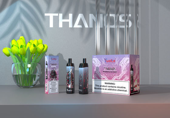 5000puffs Vape Pod แบบใช้แล้วทิ้ง, บุหรี่อิเล็กทรอนิกส์ Yuoto Thanos Mini Vape