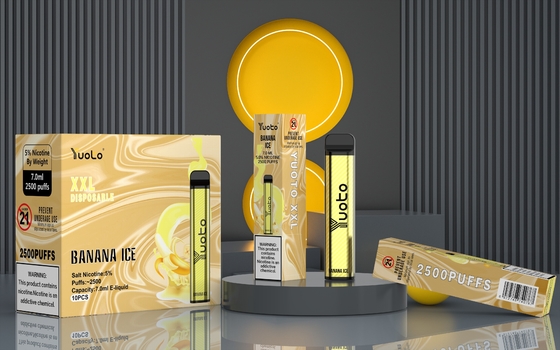 พ็อกเก็ตขนาดพกพา Yuoto Vape แบบใช้แล้วทิ้ง XXL 2500 พัฟเติมล่วงหน้า