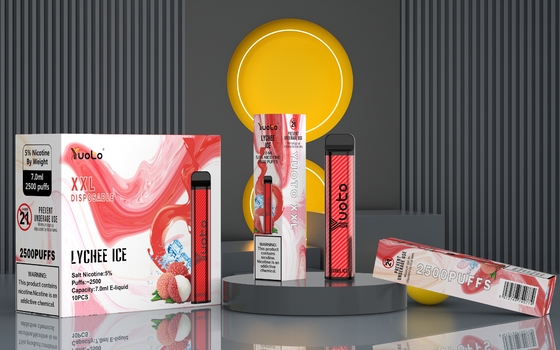 นวัตกรรมเทคโนโลยี Yuoto Disposable Vape XXL 2500 Puffs 7Ml