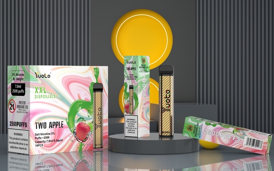 Amazing Flavour XXL 2500 Puffs Vape Device พร้อมนิโคตินเกลือ 50 มก