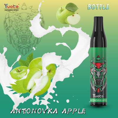 Yuoto Bottle 600 Puffs Pod, แบตเตอรี่ 400mAh 2.0ml Pod Bang XXL
