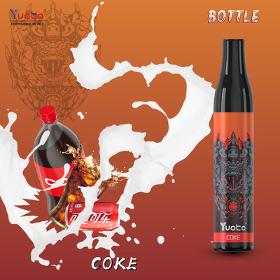 ปากกา Vaporizer แบบใช้แล้วทิ้ง SS304 Yuoto Bottle 600puffs