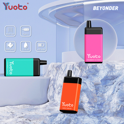 7000 กลิ่น 15 รส ยูโต้ อี ซิการ์ เบยอนเดอร์ สามารถชาร์จใหม่ได้ 5% นิโคน