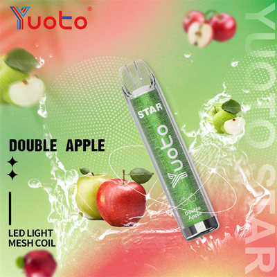 1.2ohm ใช้แล้วทิ้ง 3000 พัฟ Yuoto Vape Star มี 16 สี