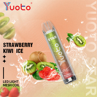 LED Shine Yuoto Star 3000 Puffs Vapes แบบใช้แล้วทิ้งพร้อมนิโคติน 5% 16 รส Hotsell