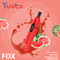 Yuoto Vape fox 3000 พัฟแรงดันขาออกอลูมิเนียมอัลลอยด์ + วัสดุ PCTG บุหรี่อิเล็กทรอนิกส์