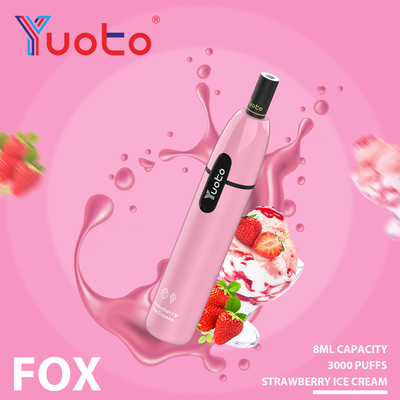 7.5ml Prefilled E Liquid ทิ้ง Yuoto Star Vape 3000 Puffs 1,000mAh RoHS FCC