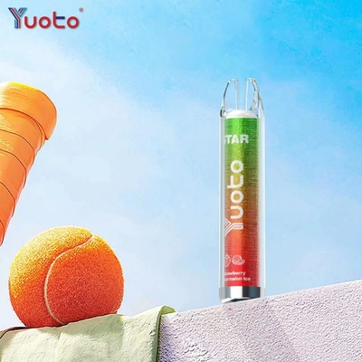 ดาว 3000 Puffs Yuoto ไฟ LED วีพ์ 1 ครั้ง 16 รสชาติ