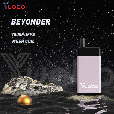 ค้นพบผลงานของ Yuoto 7000 Puffs Vape แบตเตอรี่ 900mAh และ 7000 Puffs
