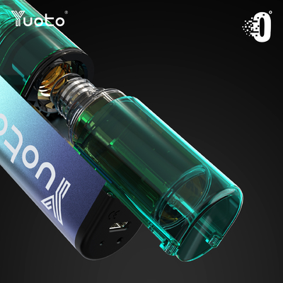 ความต้านทานคอล Mesh ปรับการไหลของอากาศ Yuoto 0 ° Vape ใส่ครั้งเดียว
