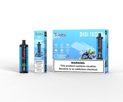 Yuoto DIGI 15000 Puffs Daul Mesh Coil Vape 20 ML วีปเปอร์ที่ใช้ได้