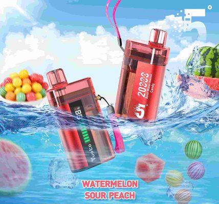 บุหรี่ไฟฟ้าแบบใช้แล้วทิ้ง YUOTO ปรับการไหลเวียนอากาศได้ แบตเตอรี่ 850mAh และนิโคติน 0%