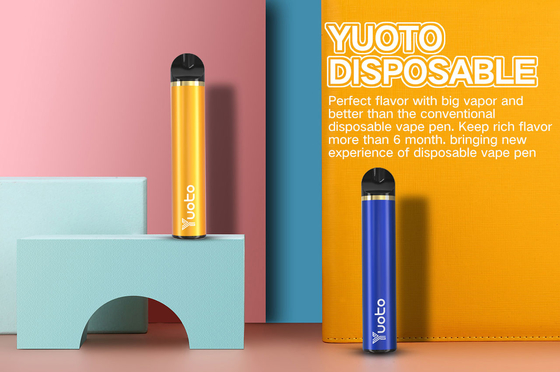 Yuoto Vape ยอดนิยมพร้อมเกลือนิโคตินคุณภาพสูง 5% Disposable Vape Original Yuoto 1500 Puffs Vape Ecigs