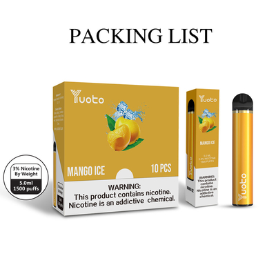 5ML Juice Vape Pod Kits 23 รสชาติ ไม่มีการตั้งค่าที่ซับซ้อนของปุ่ม