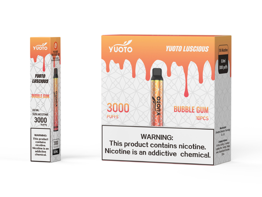 พัฟใหญ่ Yuoto Luscious 22 รสพร้อมรับประกันนาน