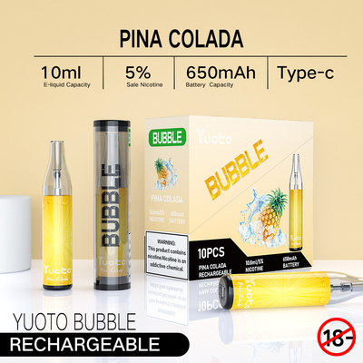 15 Flavours Pod System Devices 2300 การออกแบบทรงกระบอกพัฟพร้อมลวดลายพื้นผิว