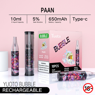 15 Flavours Pod System Devices 2300 การออกแบบทรงกระบอกพัฟพร้อมลวดลายพื้นผิว