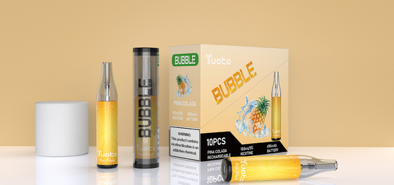 อุปกรณ์ Vape แบบชาร์จได้ 10ml แบบใช้แล้วทิ้งพร้อมแบตเตอรี่ 700mah